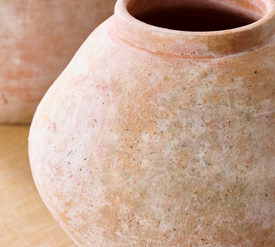 Solis Handcrafted Terracotta Vase Collection Pottery Barn Australia